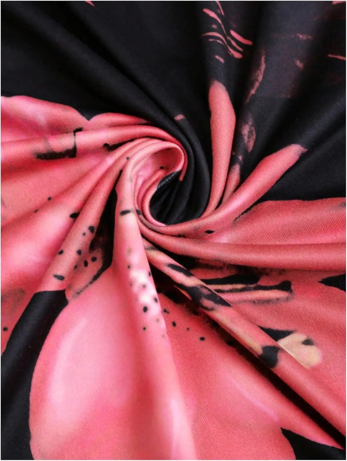 Women's Floral Print Maxi Skirt Ruffle Hem Ruched Fishtail Bodycon Long Skirts Vacation Going Out Outfits