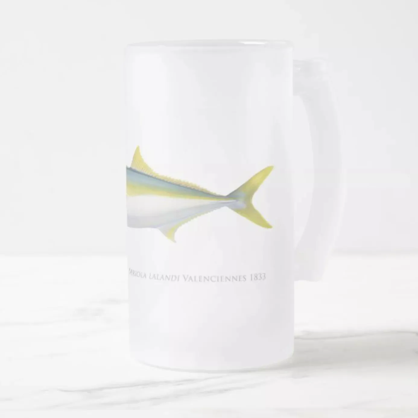 Yellowtail Kingfish - Glass Stein