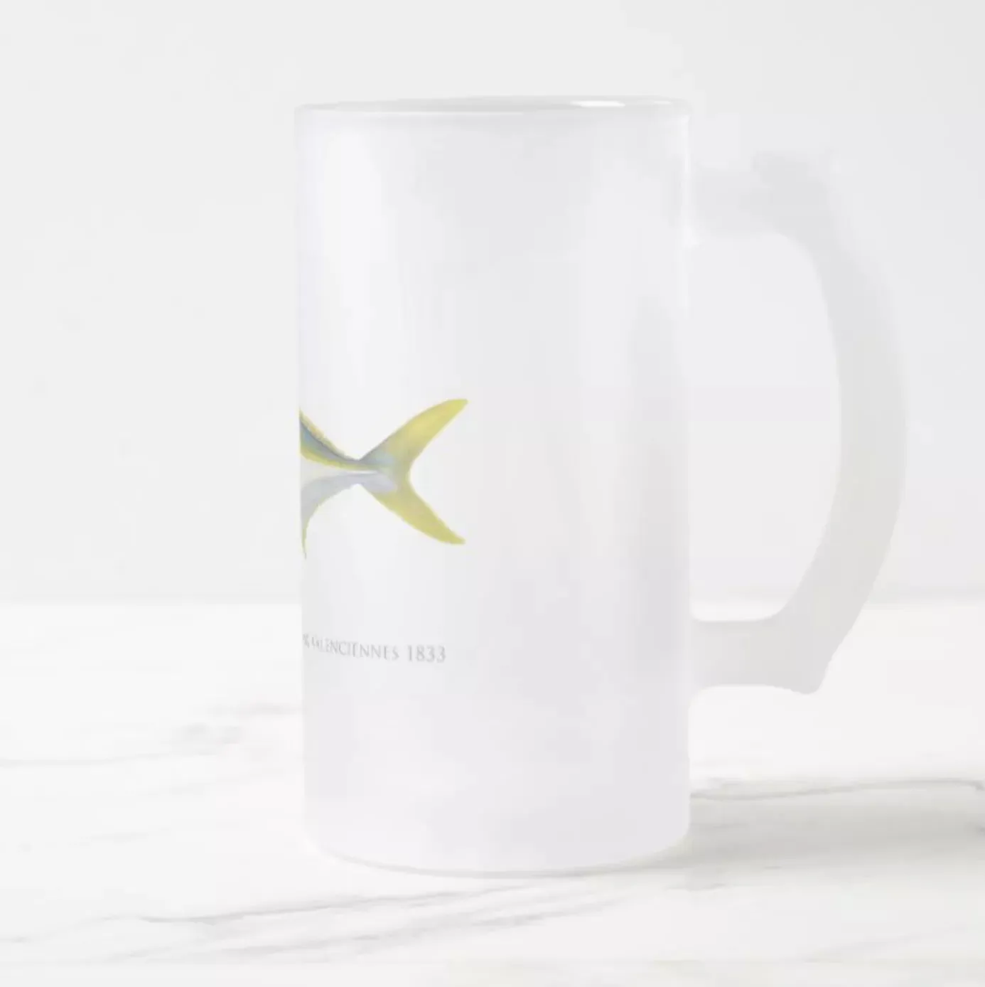 Yellowtail Kingfish - Glass Stein