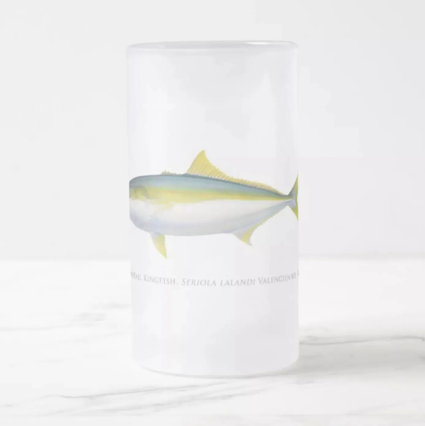 Yellowtail Kingfish - Glass Stein
